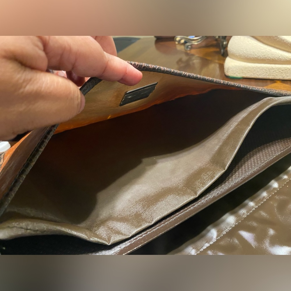 Samsonite Leather attaché case - Picture 4 of 8